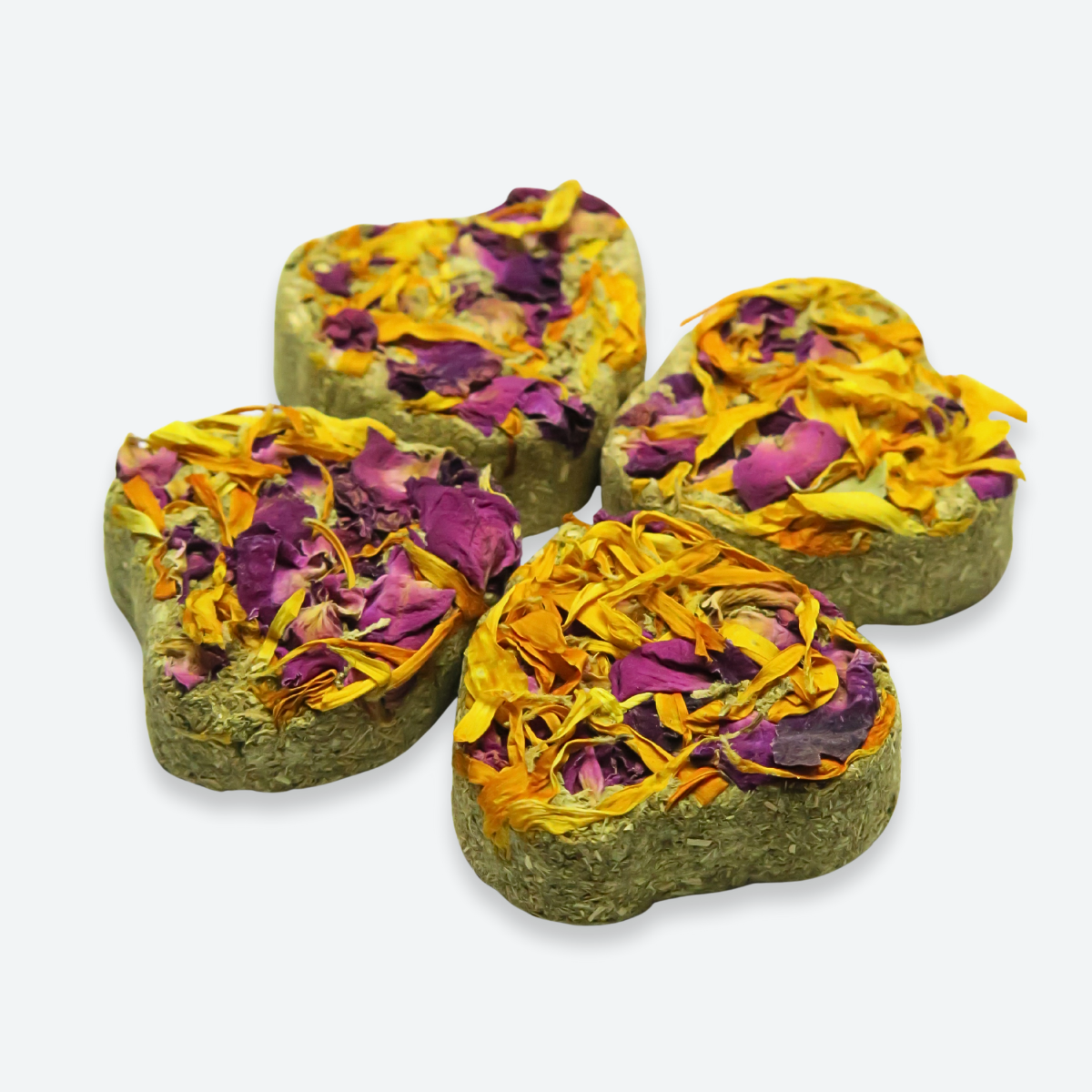 Hay Flower Mini Cakes